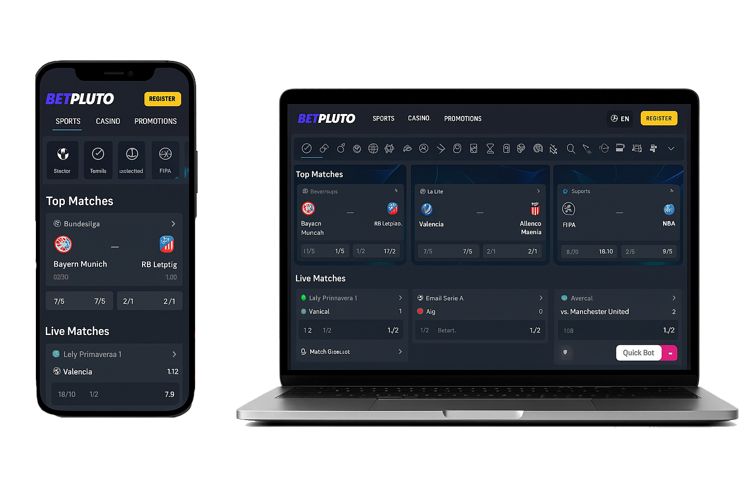 BETPLUTO - iGaming platform - Build your own sportsbook